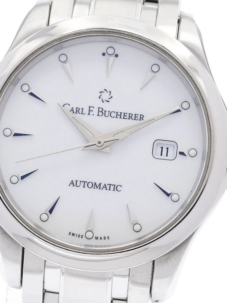 Carl FBucherer Manero 1091108 Date White Dial Automatic Ladies Watch942579